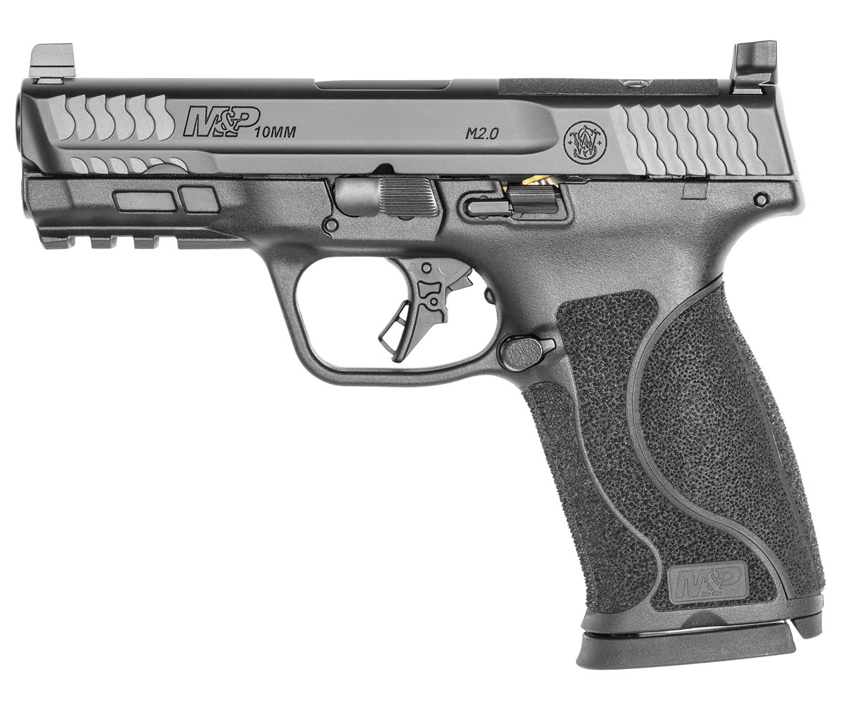 S&W M&P 2.0 Compact Optics Ready 10mm Pistol, Black - 13389 - Smith & Wesson