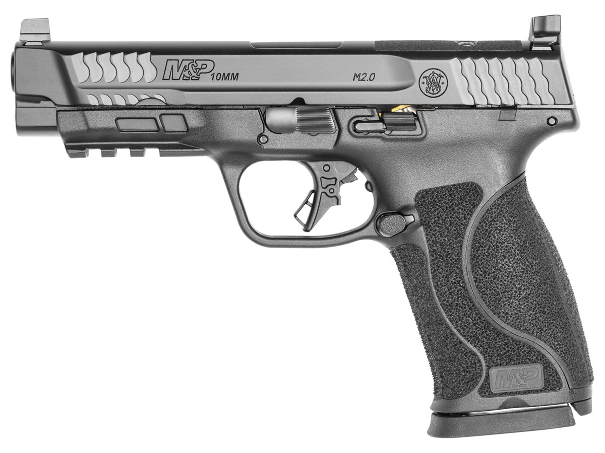 S&W M&P 2.0 Optics Ready 4.6" 10mm Pistol, Black - 13387 - Smith & Wesson