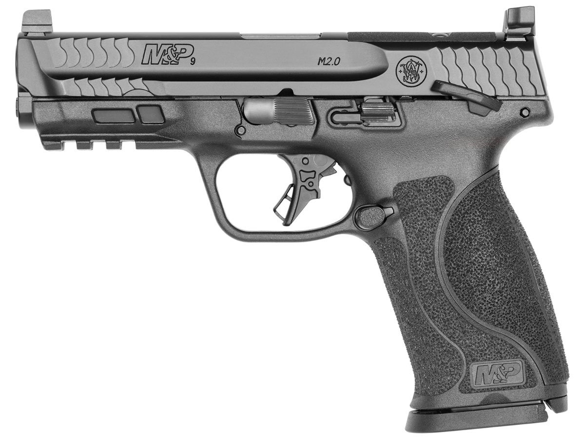 S&W M&P 2.0 TS 4.25" Optics Ready 9mm Pistol, Black - 13567 - Smith & Wesson