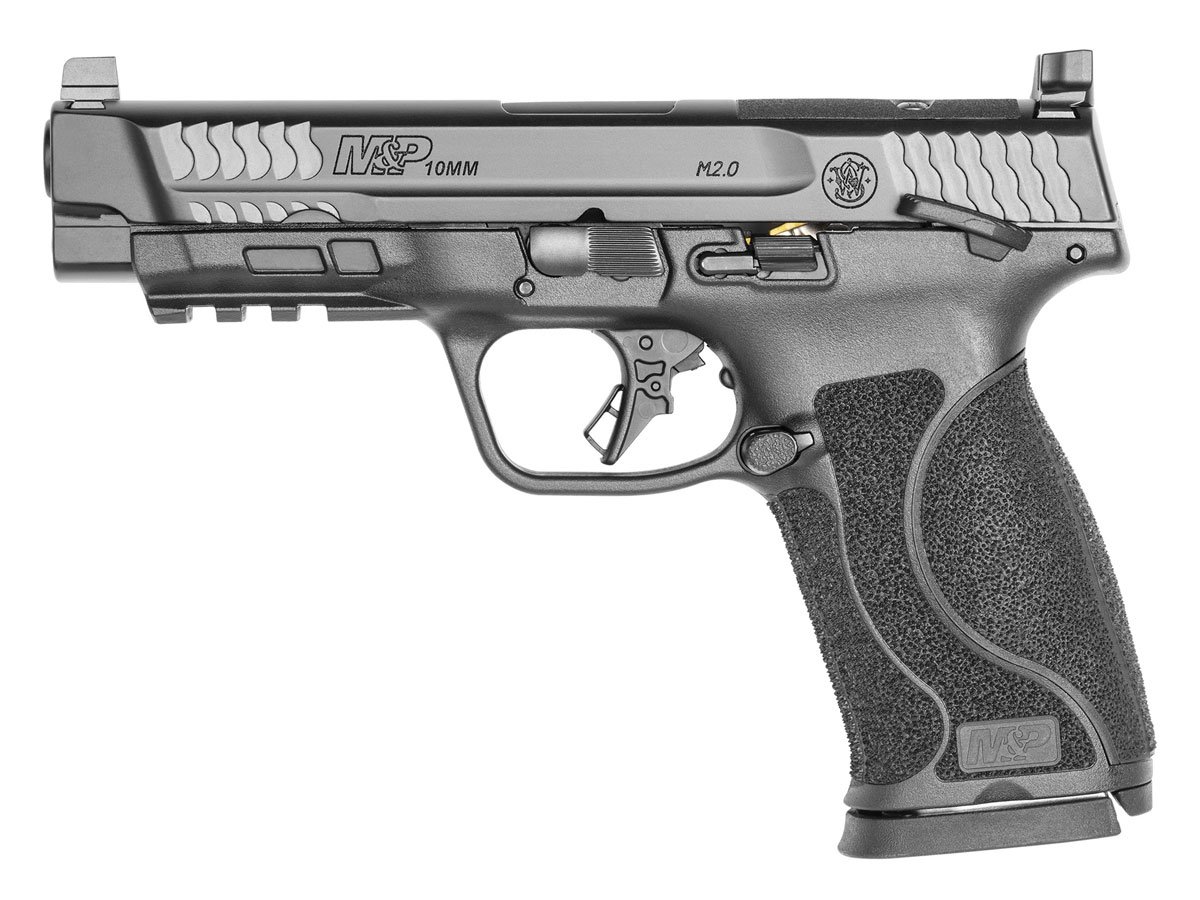 S&W M&P 2.0 TS 4.6" Optics Ready 10mm Pistol, Black - 13388 - Smith & Wesson