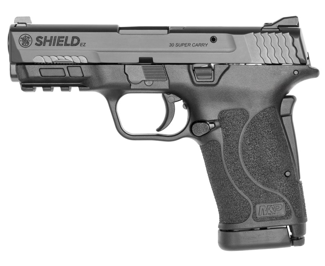 S&W M&P Shield EZ 30 Super Carry Pistol, Black - 13459 - Smith & Wesson