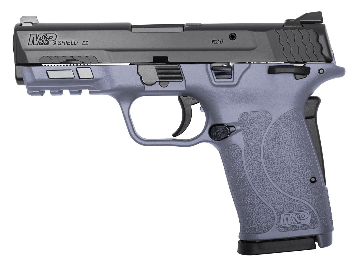 S&W M&P Shield EZ 9mm Pistol, Crushed Orchid/Black - 13329 - Smith & Wesson