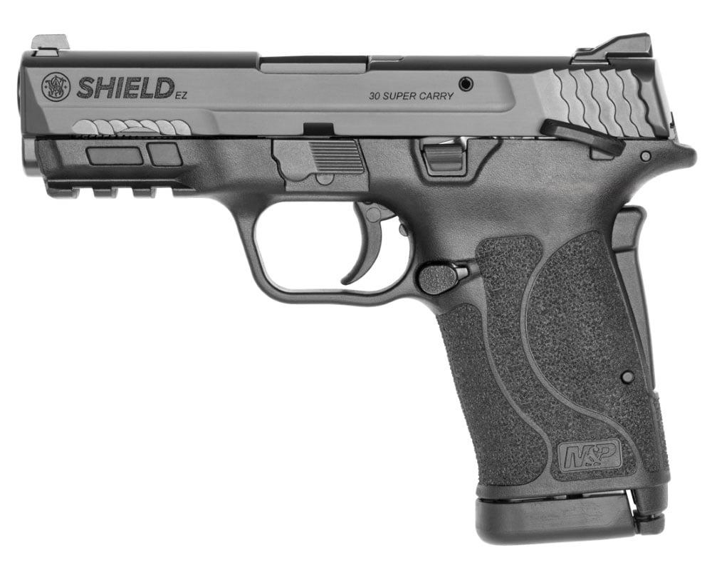 S&W M&P Shield EZ MS 30 Super Carry Pistol, Black - 13458 - Smith & Wesson