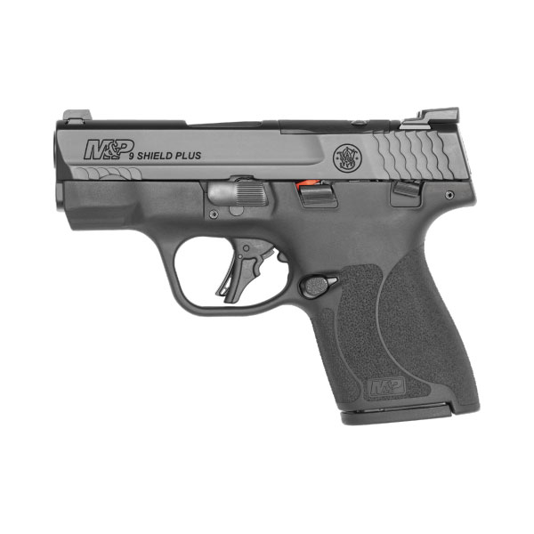 S&W M&P Shield Plus MS Optics Ready 10 Round 9mm Pistol, Black - 13559 - Smith & Wesson