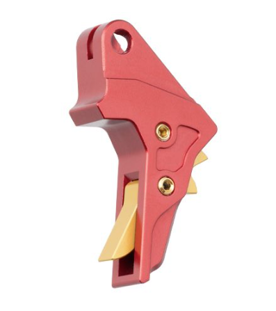 Tyrant Designs - S&W M&P 1.0/2.0 Trigger - TD-MPTRIGFSC-RED/GOLD - Tyrant Designs Cnc