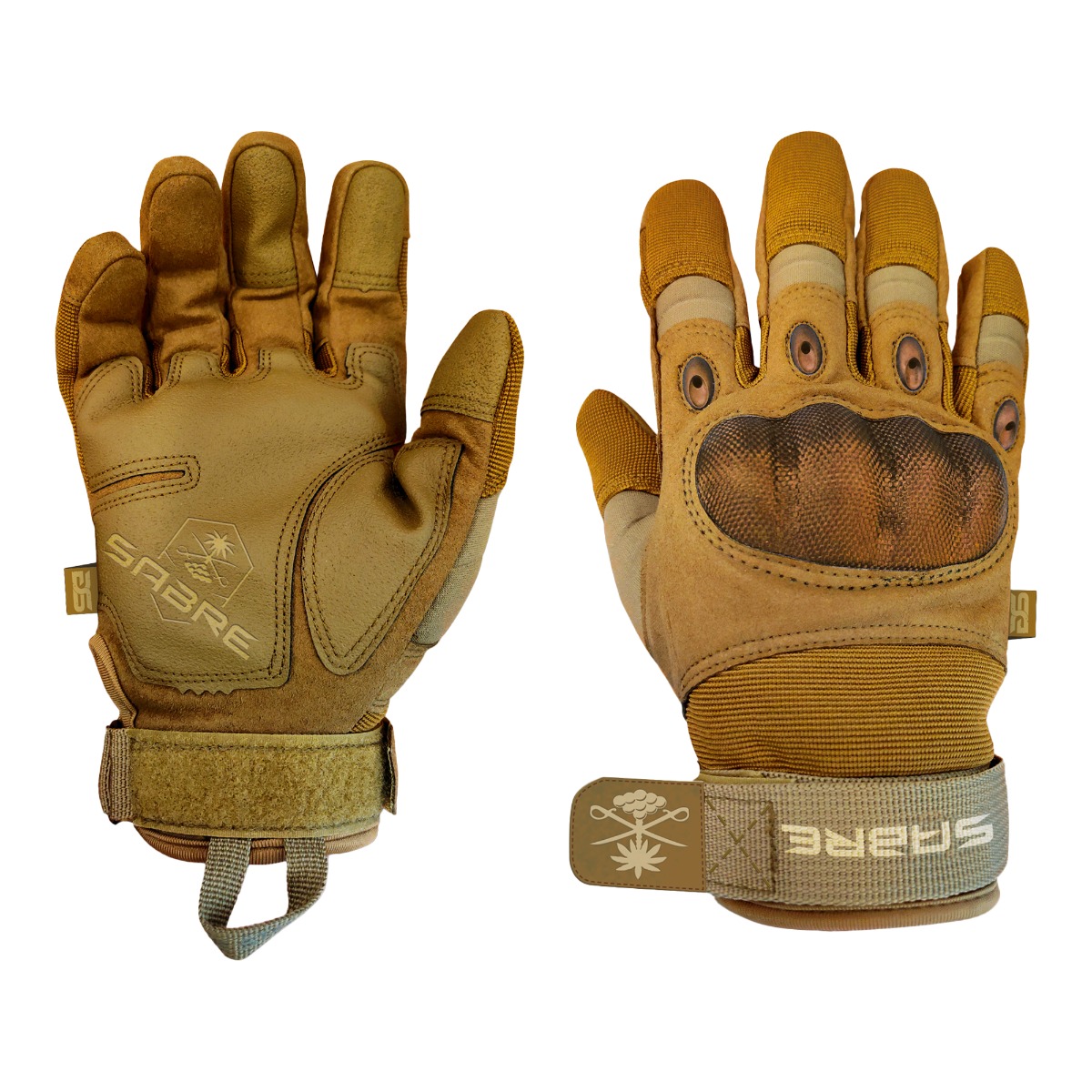PSA Sabre Skeleton Knuckle Glove - Tan - 2XL