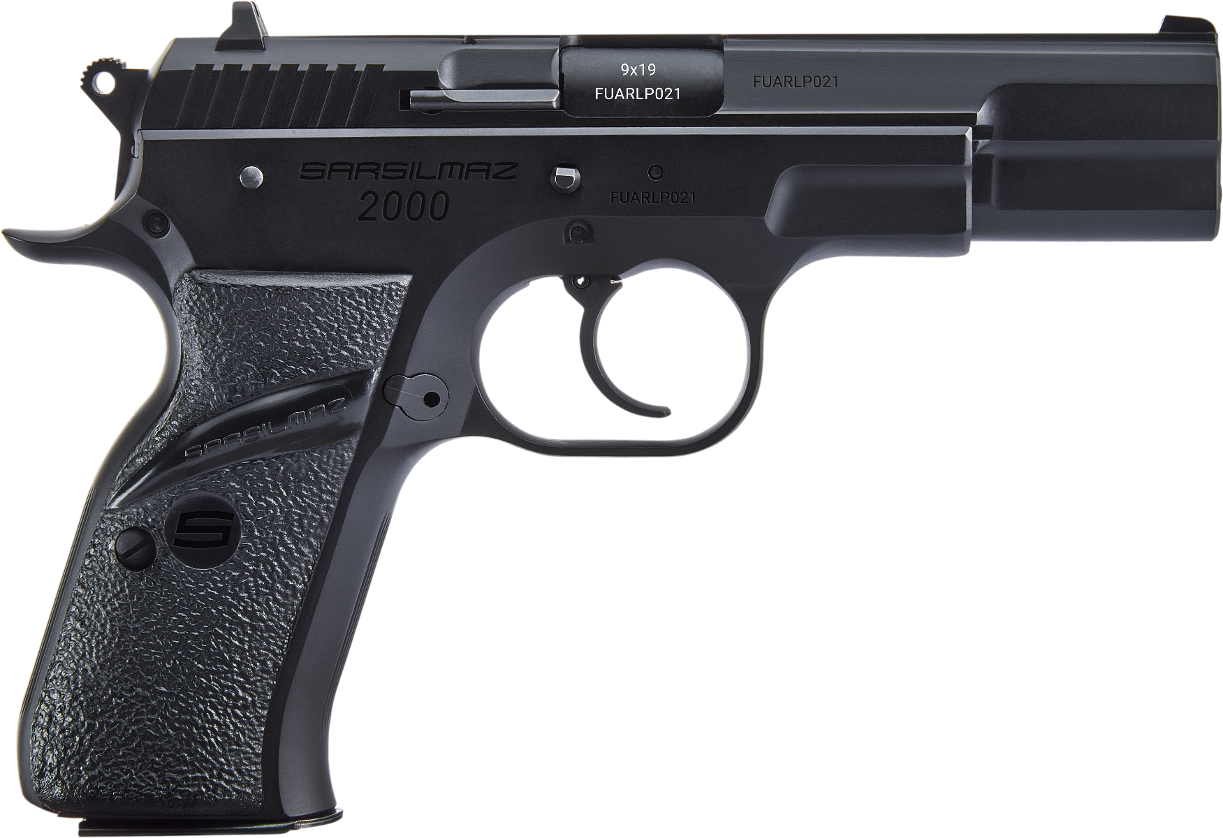 SAR USA 2000 9mm Steel Pistol, Blk - 2000BL - Sar Usa
