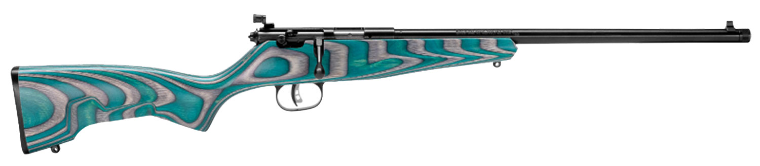 Savage Rascal Minimalist .22LR Bolt-Action Rifle, Teal/Gray - 13802 - Savage Arms