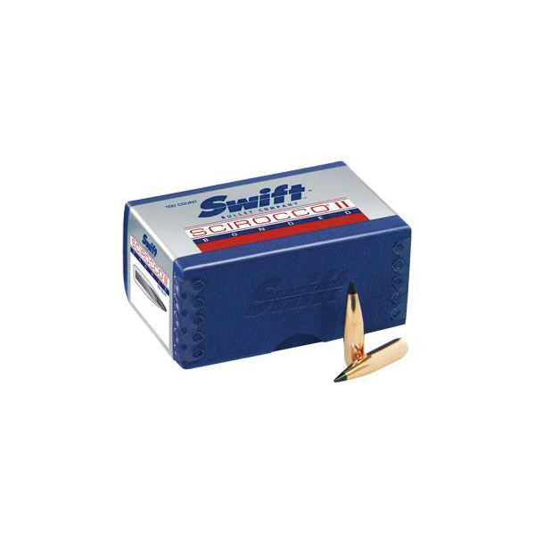 Swift Scirocco .30 Cal BT SPT Rifle Bullet, 150 gr 0.308" 100rds - Swift