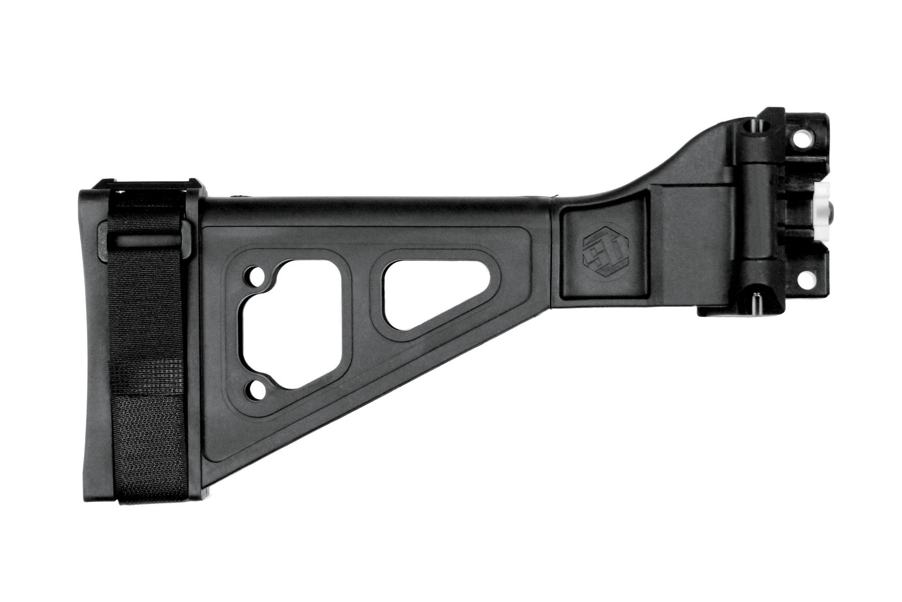 SB Tactical - SBT5K Side Folding Brace, Blk - SBT5K-01-SB - Sb Tactical