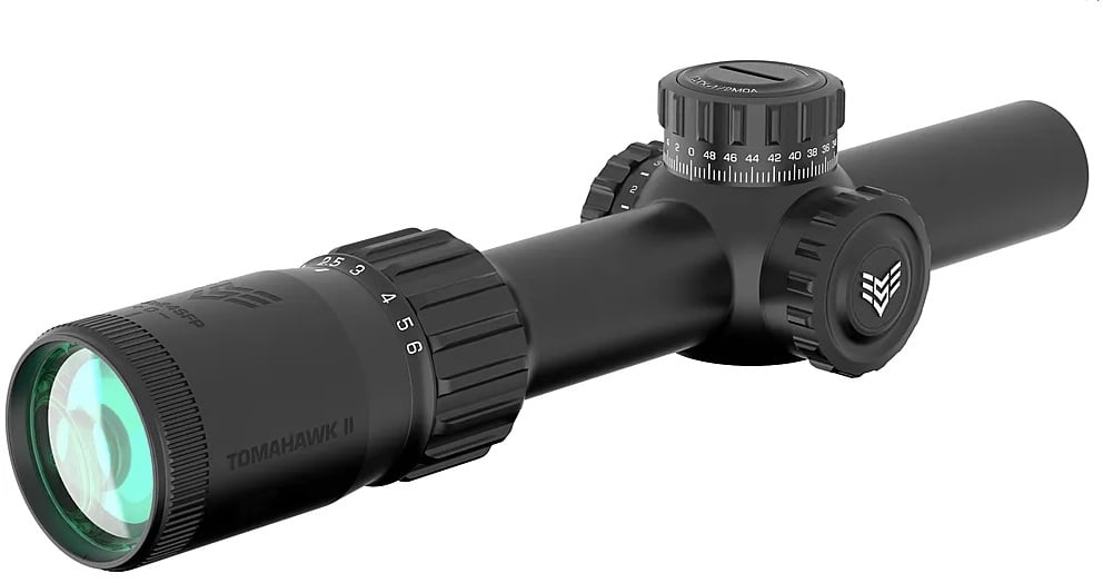 Swampfox Tomahawk II 1-6x24 SFP, Red BDC - THK16241-RB - Swampfox Optics