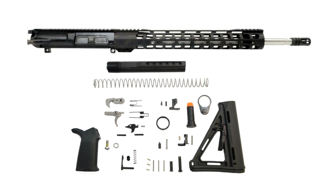 PSA Gen3 PA-10 Rifle Kit .308 18" Mid-Length 1:10 SS 15" LTWT M-lok MOE EPT - Palmetto State Armory