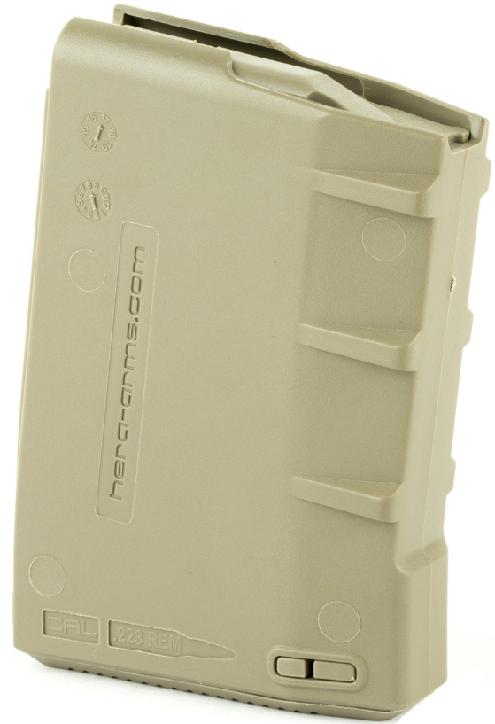 Hera USA 10 Round .223 Rem/5.56 Detachable Magazine, Tan - 1313T - Hera Usa