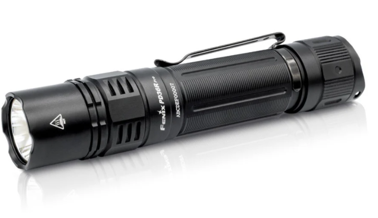 Fenix PD36R PRO Rechargeable Flashlight, Black