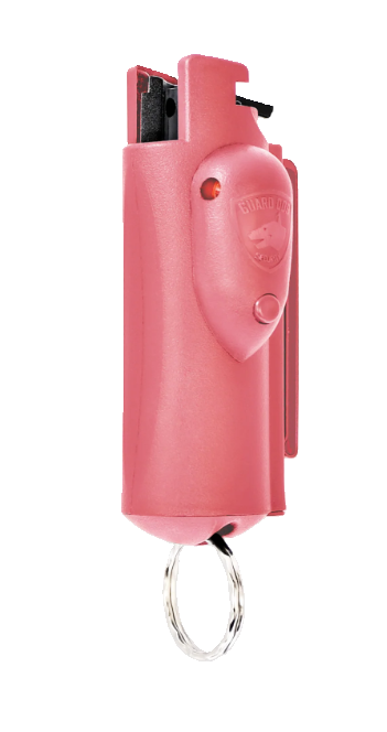 Guard Dog Accufire Laser Target Keychain Pepper Spray with UV Dye, Pink - Guard Dog