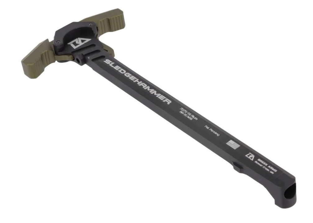 Breek Arms - Sledgehammer Ambi Charging Handle - BRK6015-RGREEN - Breek Arms