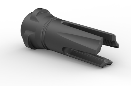 Breek Arms - Scorch 3-Prong Flash Hider for 3QD, 9mm, 5/8x24 - BRK4319 - Breek Arms