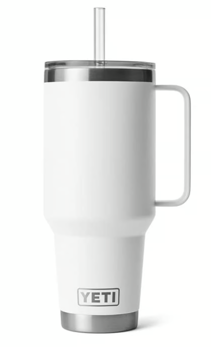 Yeti Rambler 42 oz Straw Mug, White
