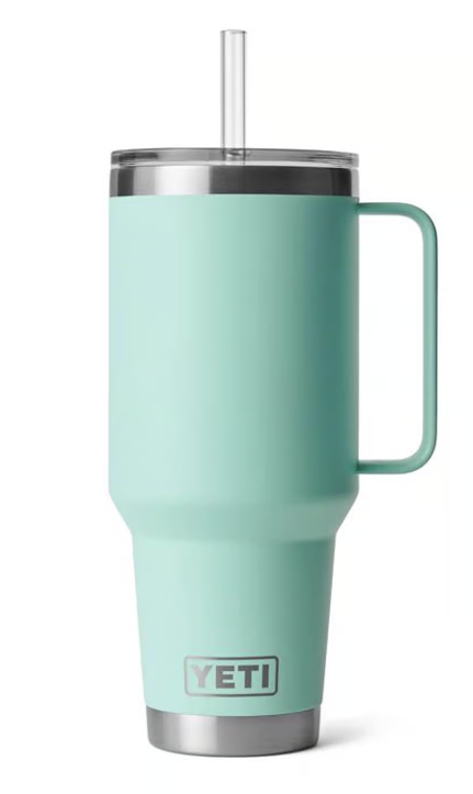 Yeti Rambler 42 oz Straw Mug, Seafoam
