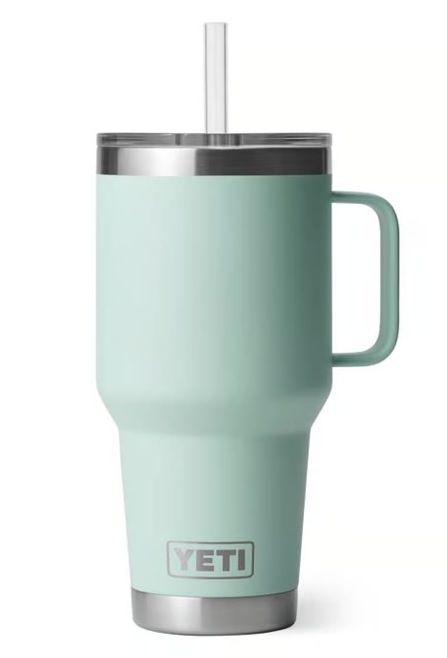 Yeti Rambler 35 oz Straw Mug, Seafoam