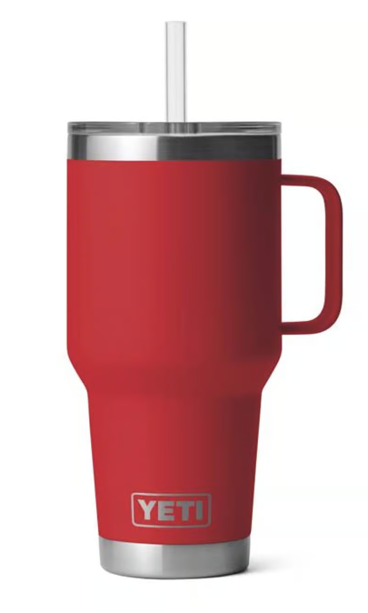 Yeti Rambler 35 oz Straw Mug, Rescue Red