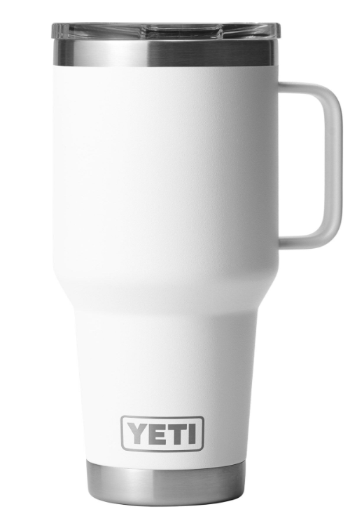 Yeti Rambler 30 oz Travel Mug, White
