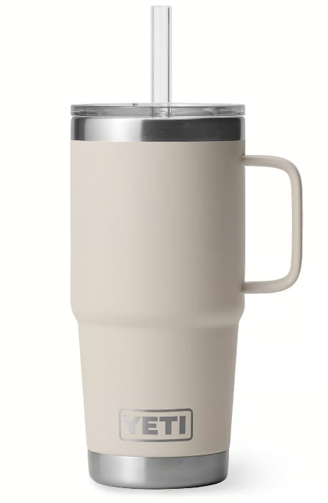 Yeti Rambler 25 oz Straw Mug, Cape Taupe - Yeti
