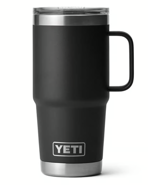 Yeti Rambler 20 oz Travel Mug, Black