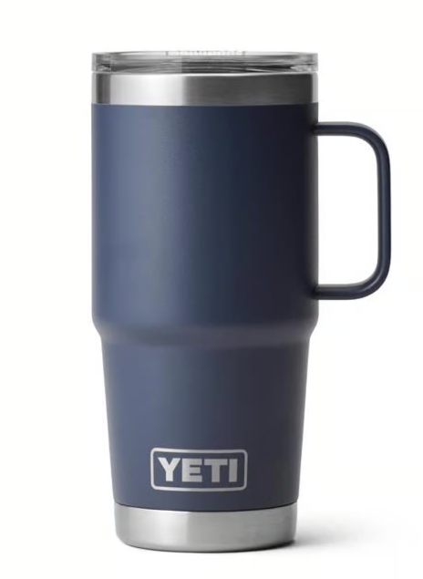 Yeti Rambler 20 oz Travel Mug, Navy
