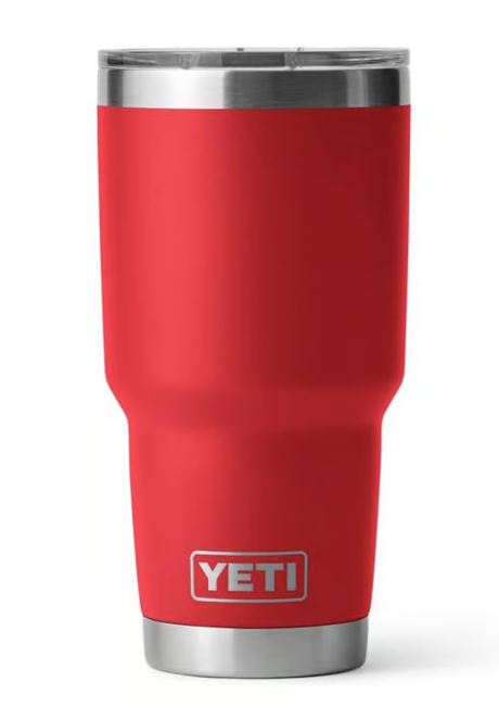 Yeti Rambler 30 oz Tumbler w/ MagSlider Lid, Rescue Red - Yeti