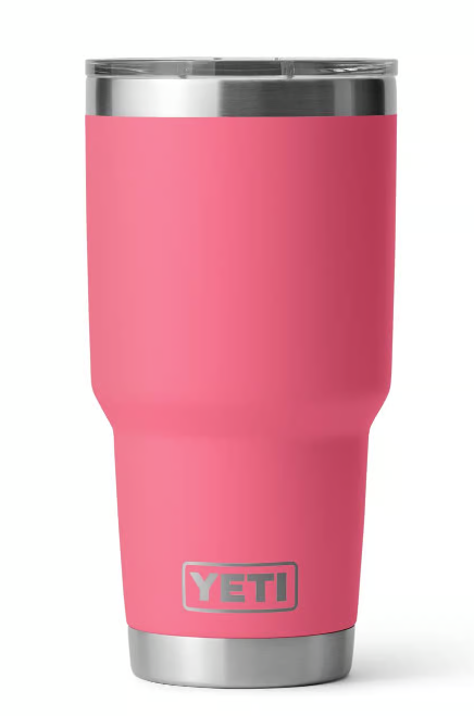 Yeti Rambler 30 oz Tumbler w/ MagSlider Lid, Tropical Pink