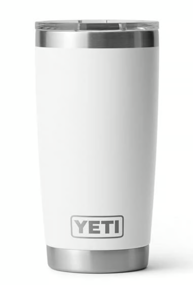 Yeti Rambler 20 oz Tumbler MagSlider Lid, White - Yeti