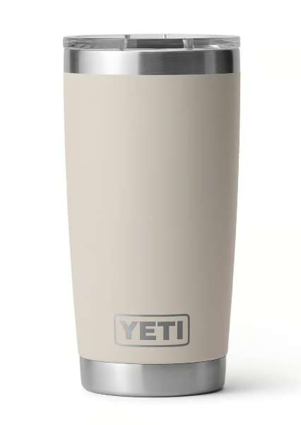 Yeti Rambler 20 oz Tumbler MagSlider Lid, Cape Taupe