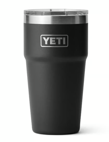 YETI Rambler 20 oz Stackable Tumbler with MagSlider Lid, Black