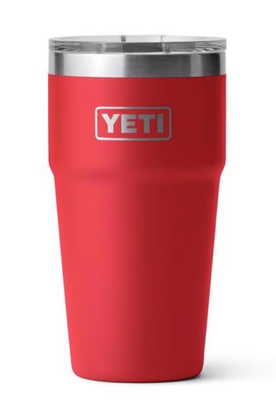 YETI Rambler 20 oz Stackable Tumbler with MagSlider Lid, Rescue Red - Yeti