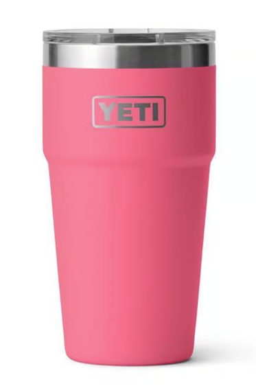 YETI Rambler 20 oz Stackable Tumbler with MagSlider Lid, Tropical Pink