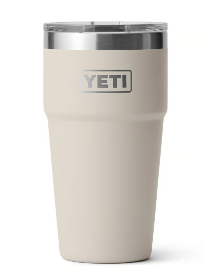 YETI Rambler 20 oz Stackable Tumbler with MagSlider Lid, Cape Taupe