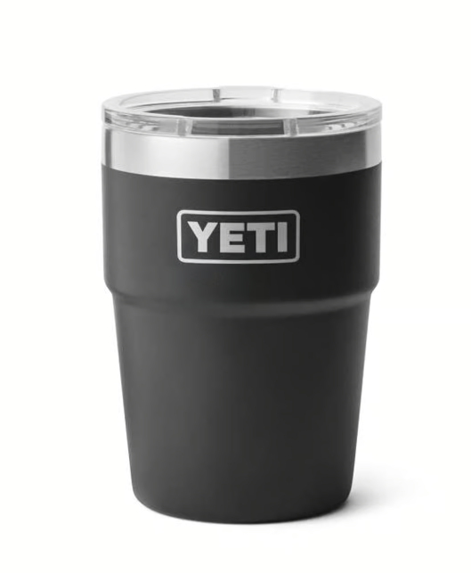 YETI Rambler 16 oz Stackable Tumbler with MagSlider Lid, Black