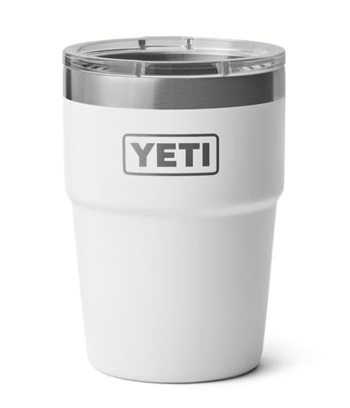 YETI Rambler 16 oz Stackable Tumbler with MagSlider Lid, White - Yeti