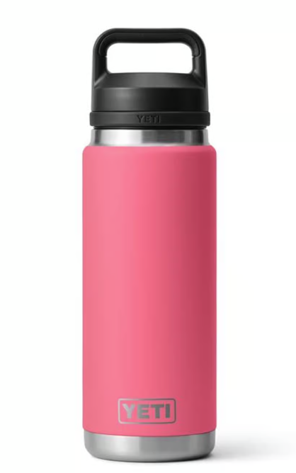 Yeti Rambler 26 oz Bottle w/ Chug Cap, Tropical Pink