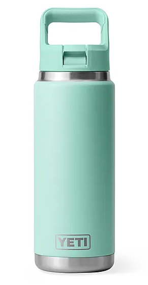 YETI Rambler 26 oz Bottle with Straw Cap, Seafoam