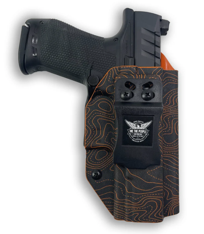 We The People Holsters PSA Dagger Compact (Red Dot Ready) Holster, Topographic Orange - We The People Holsters