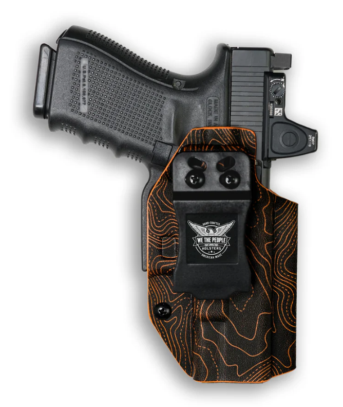 We The People Holsters We The People Holsters Glock 17 / 22 (Gen1-4) / 31 / 47 (Red Dot Ready) Holster, Topographic Orange