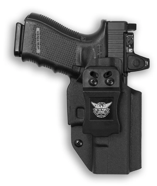 We The People Holsters Glock 19 / 19X / 45 / 23 (Gen1-4) / 32 / 44 (Red Dot Ready) Holsters, Black - We The People Holsters