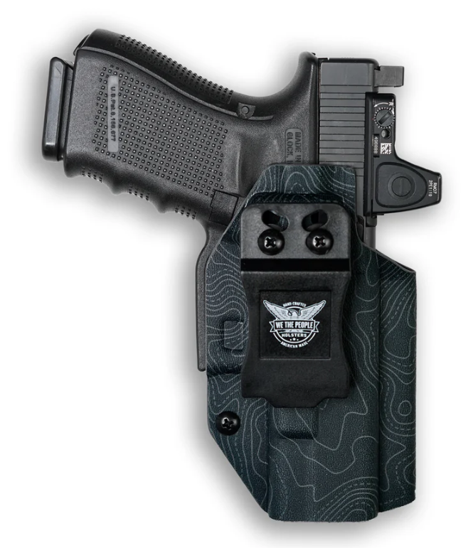 We The People Holsters Glock 19 / 19X / 45 / 23 (Gen1-4) / 32 / 44 (Red Dot Ready) Holsters, Topographic Gray - We The People Holsters