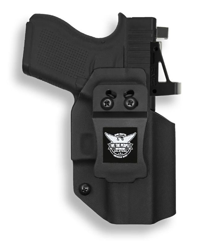 We The People Holsters Glock 43 / 43X (Red Dot Ready) Holsters, Black - We The People Holsters