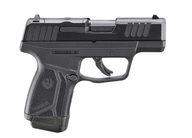 Ruger Max-9 Semi-Auto Optic Ready 9mm 12rd Pistol, Black - 3514 - Ruger