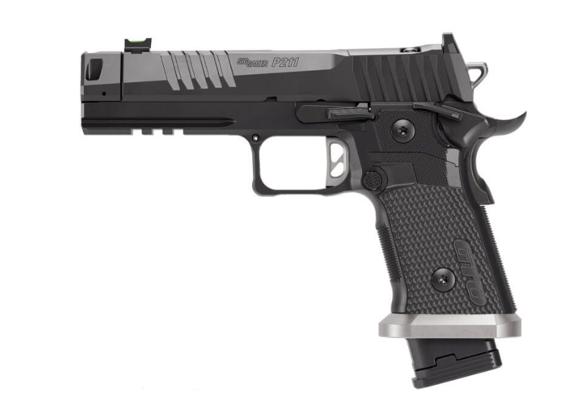 Sig Sauer P211 4.4" 9mm 23rd OR Pistol, Black - 211F-9-GTO - Sig Sauer