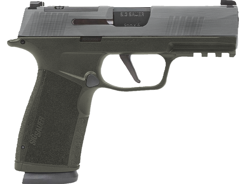Sig Sauer P365 X-MACRO 3.7" 9MM (2)17rd Pistol, Crushed Silver Battleworn - 365XCA-9-BXR3CSBW