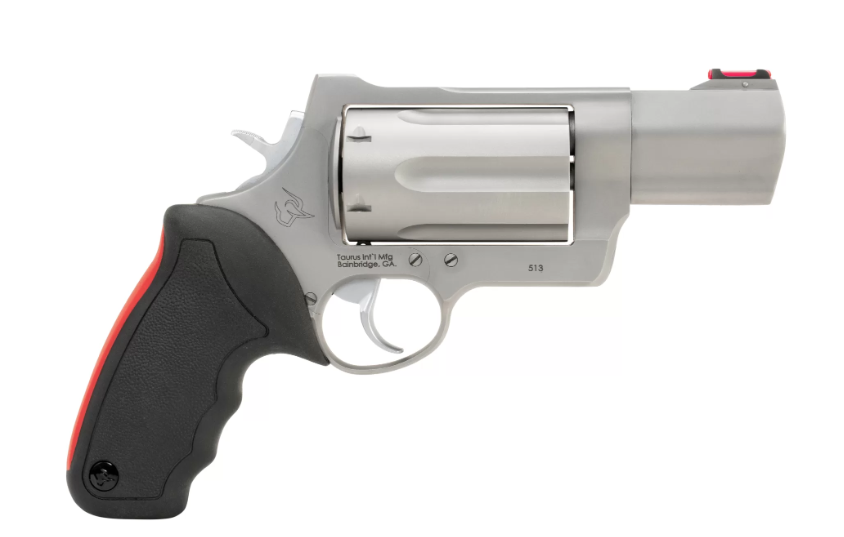 Taurus Raging Judge 513 X-Large .45 Colt/.454 Casull Revolver, Matte Stainless - 2-513039 - Taurus